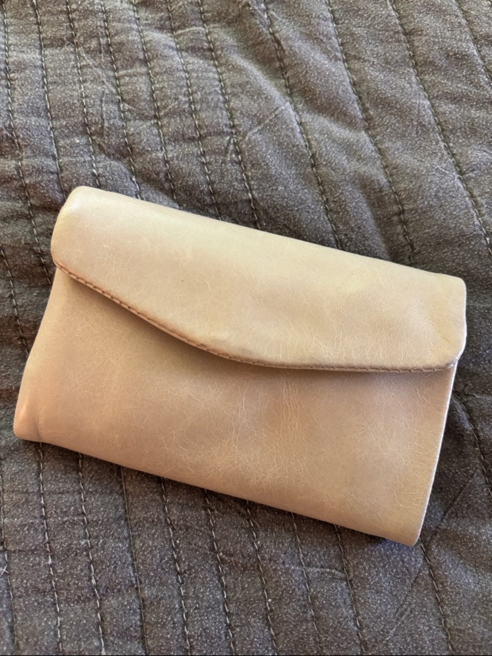 HOBO Soft Tan Envelope Wallet